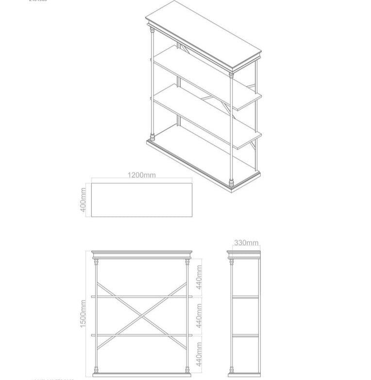 Soho 3 Tier Shelf Unit