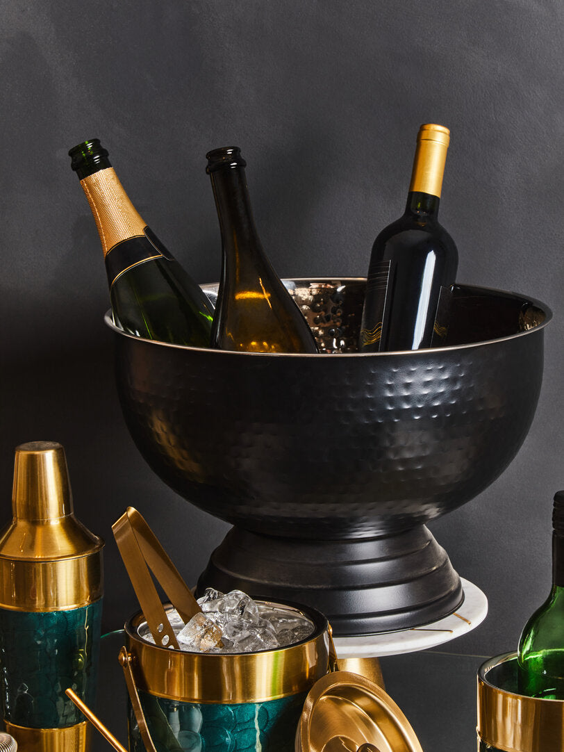Nomad Black Finish Champagne Bowl