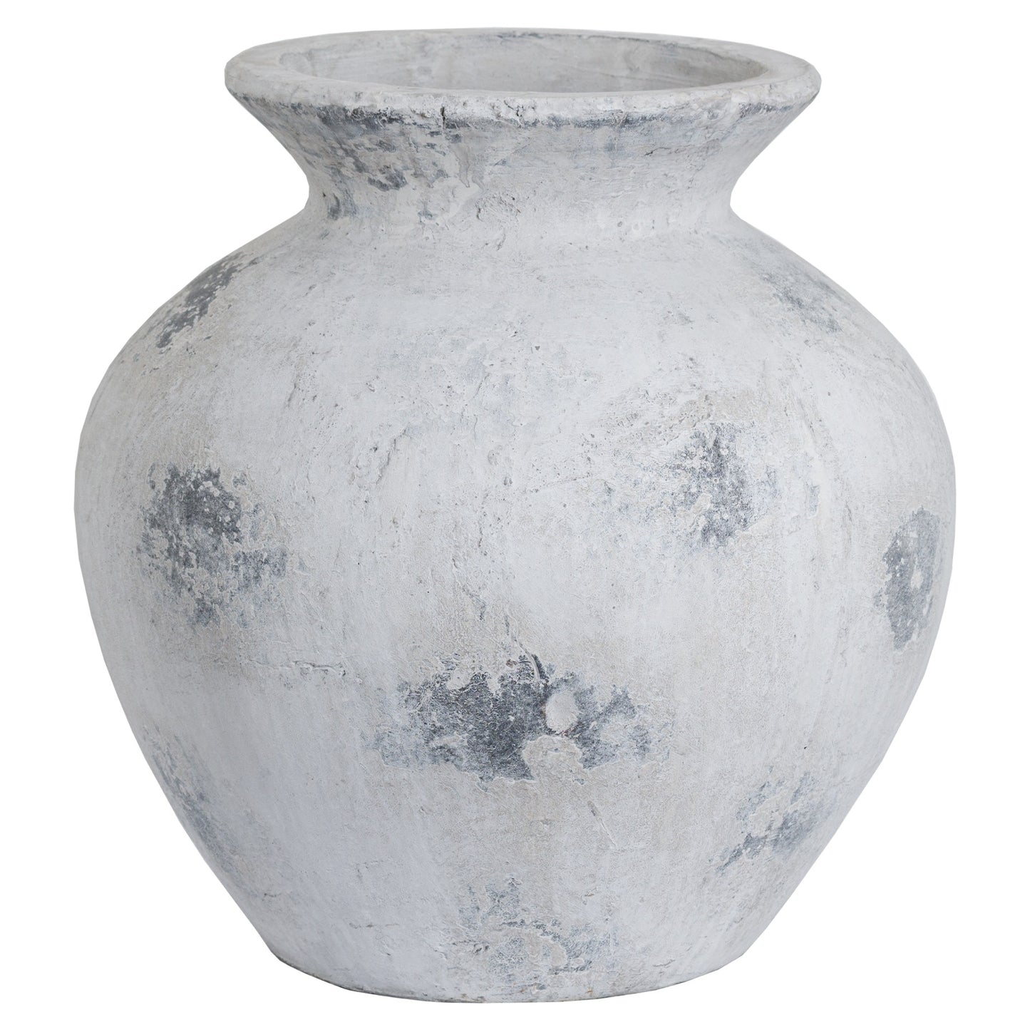 Downton Large Antique White Vase - Vases from the Quanta Home collection.