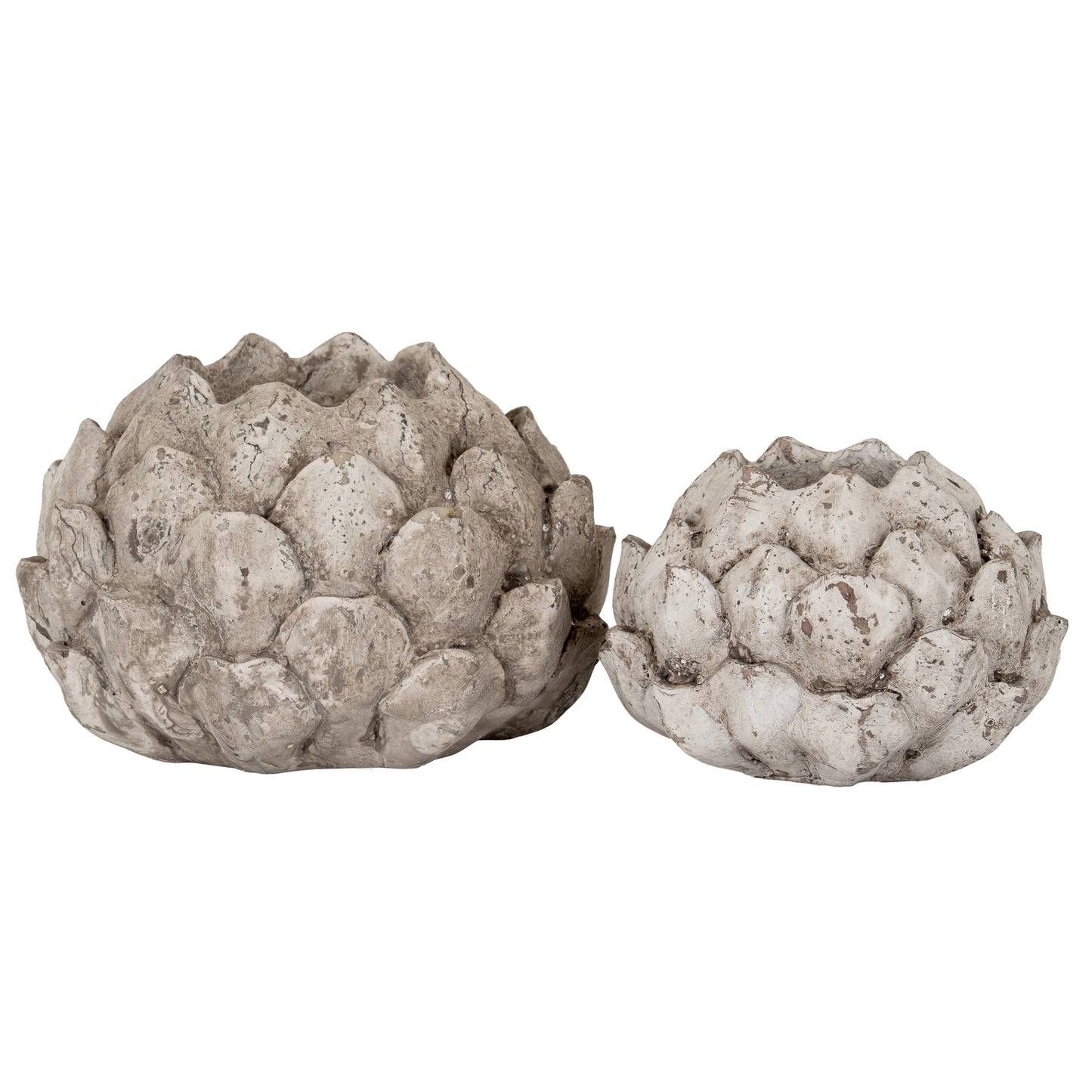 Large Stone Effect Acorn Tea Light Holder