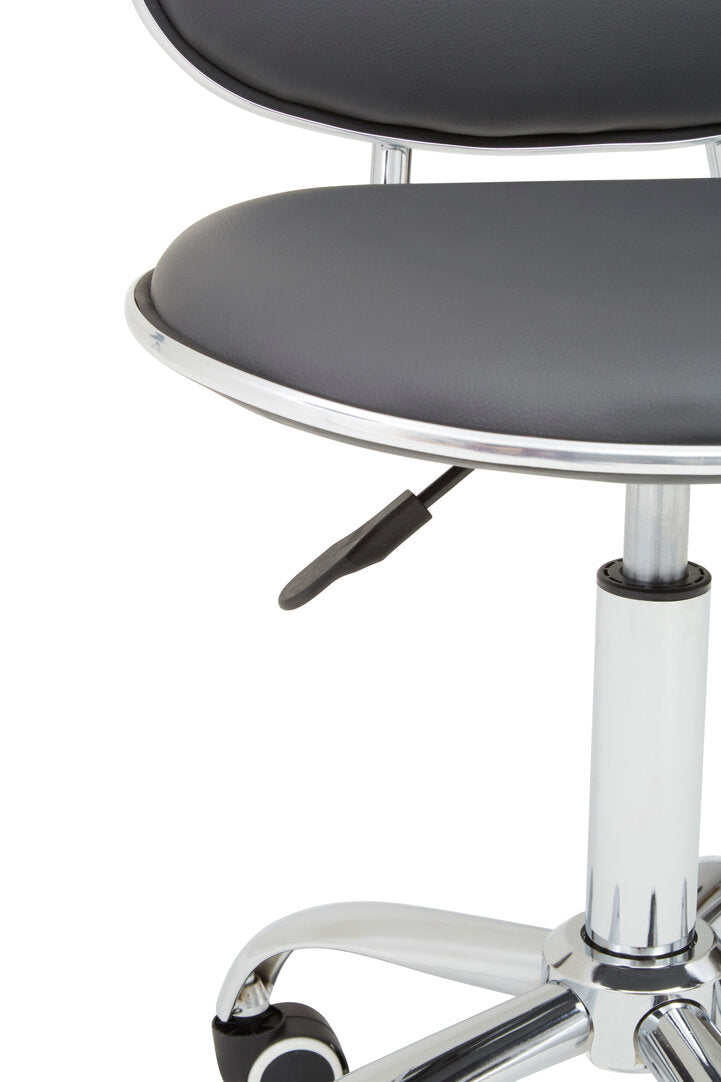 Freya Black PU Home Office Chair