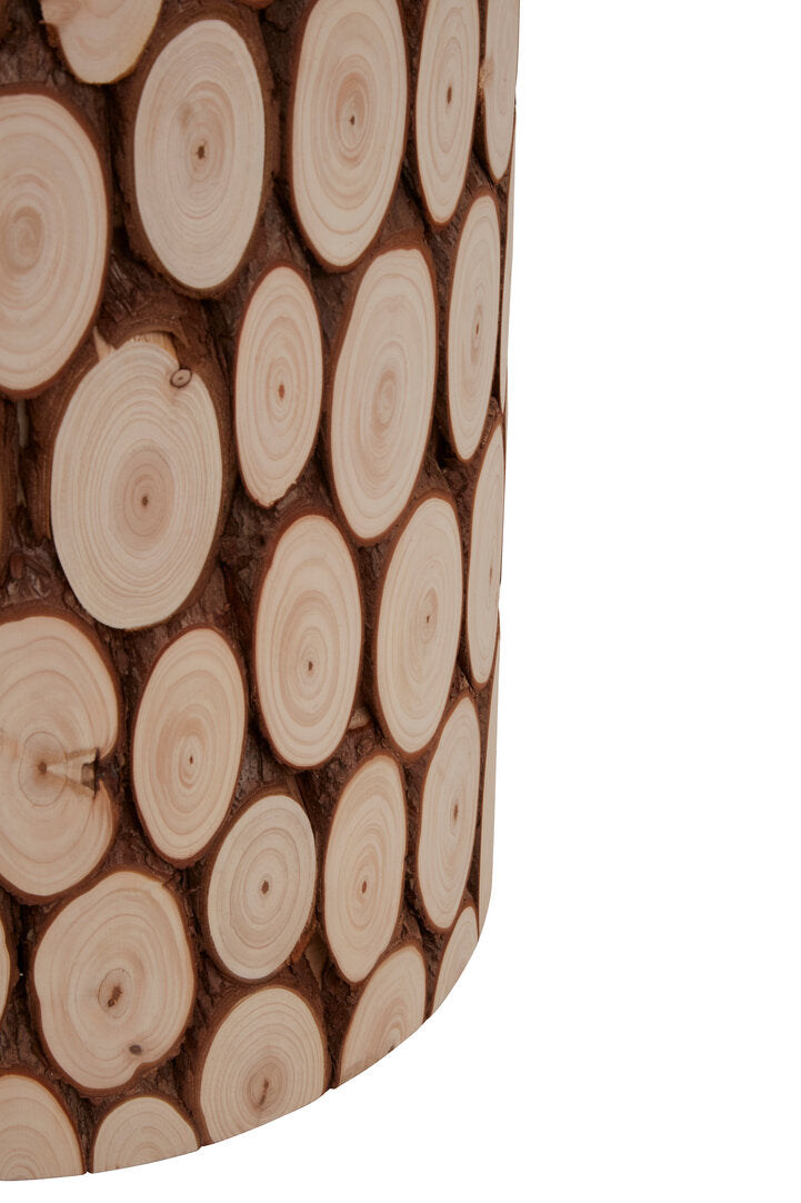 Oasis Fir Wood Side Table and Stool