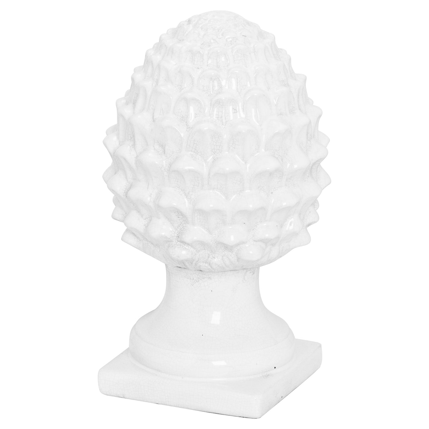 Garda White Decorative Acorn - Christmas Room Decorations from the Quanta Home collection.