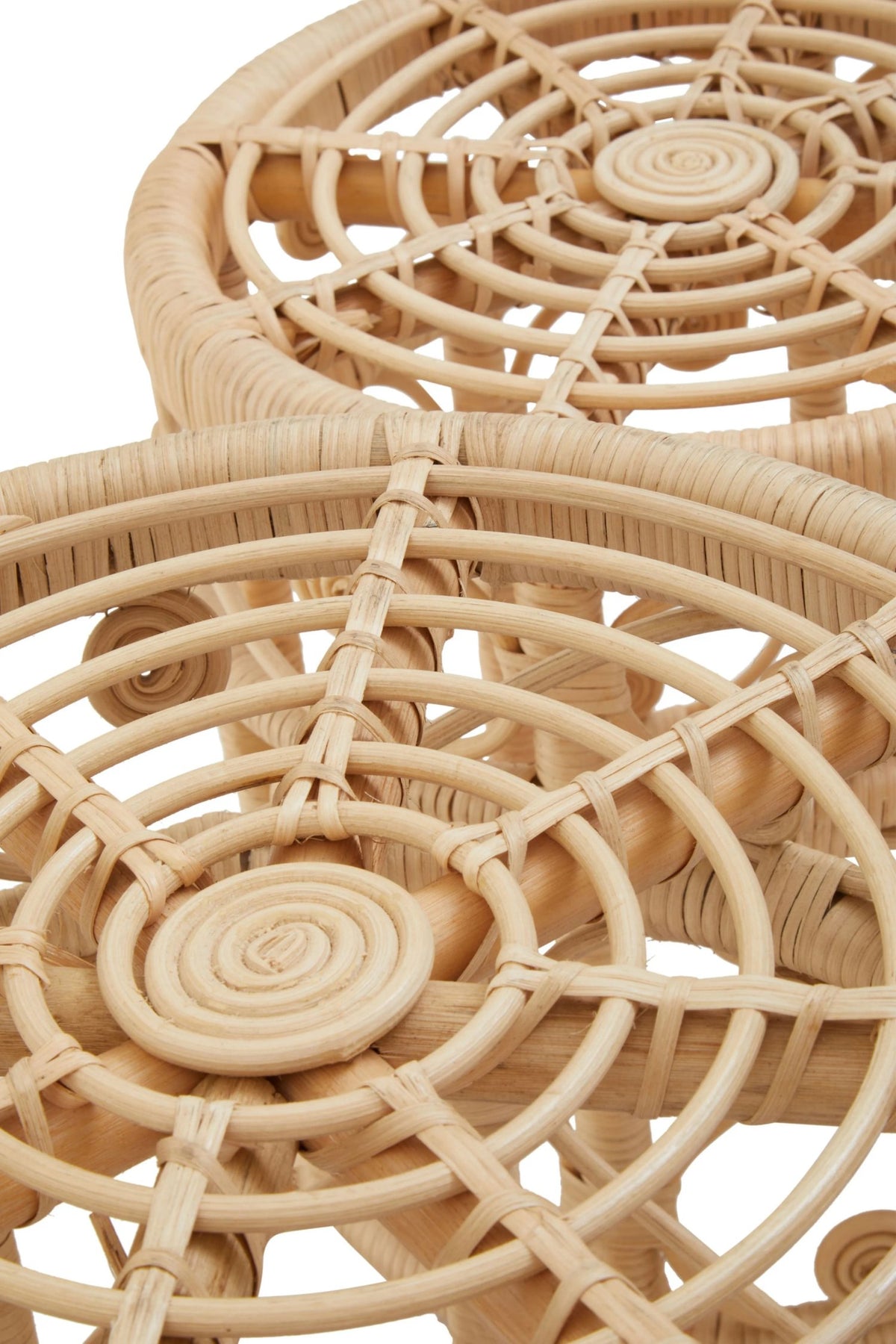 Rinjani Set Of Two Natural Rattan Tables
