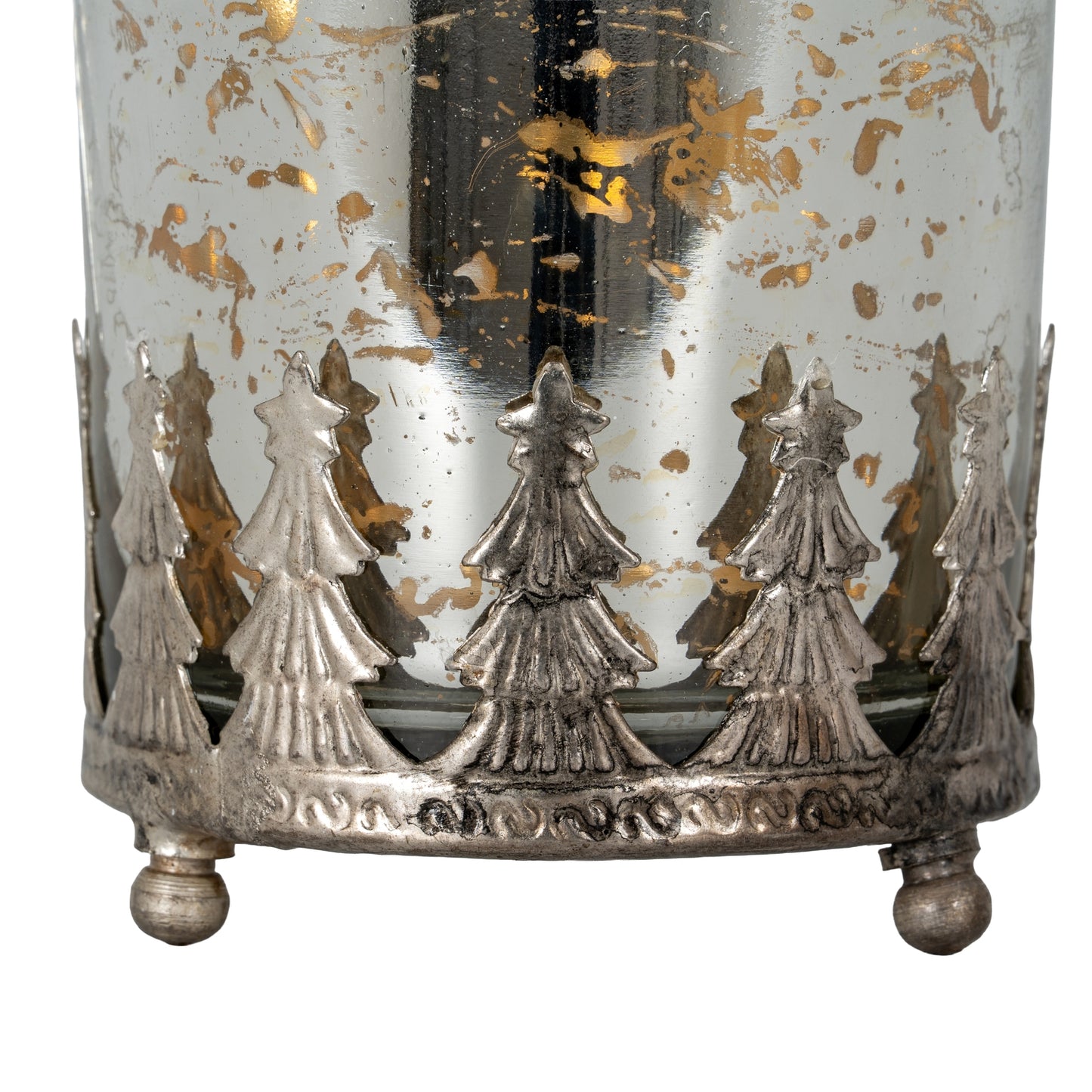 The Lustre Collection Christmas Large Candle Holder