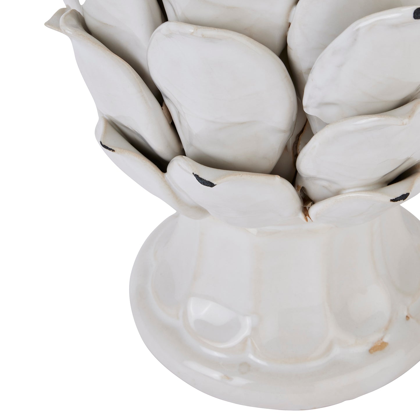 Large Ivory Chianti Artichoke - Ornaments from the Quanta Home collection.