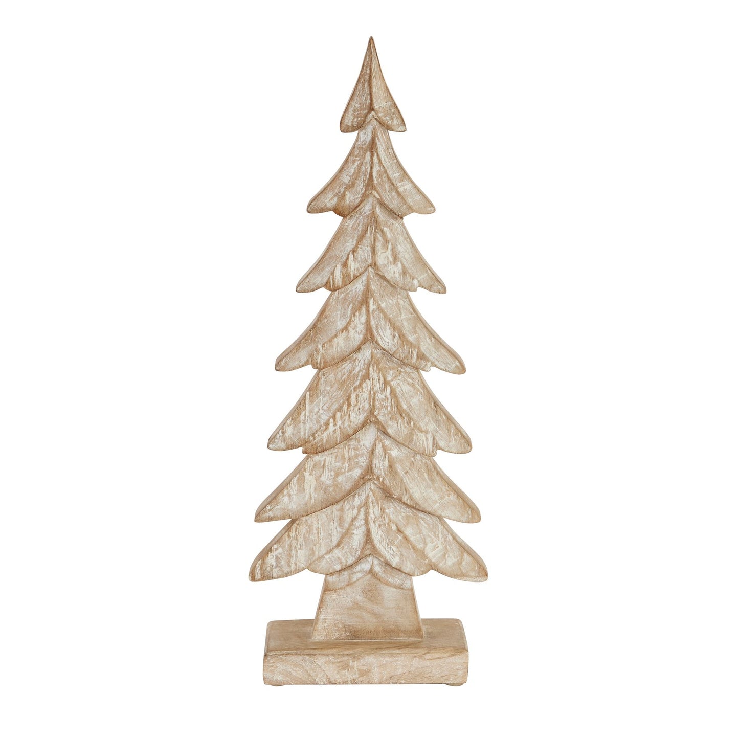Carved Wood Large Christmas Tree - Christmas Decorations from the Quanta Home collection.