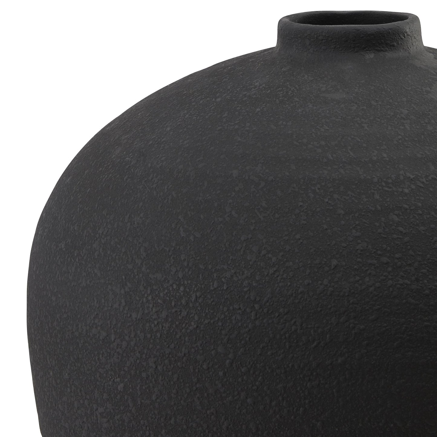 Matt Black Tall Astral Vase - Vases from the Quanta Home collection.