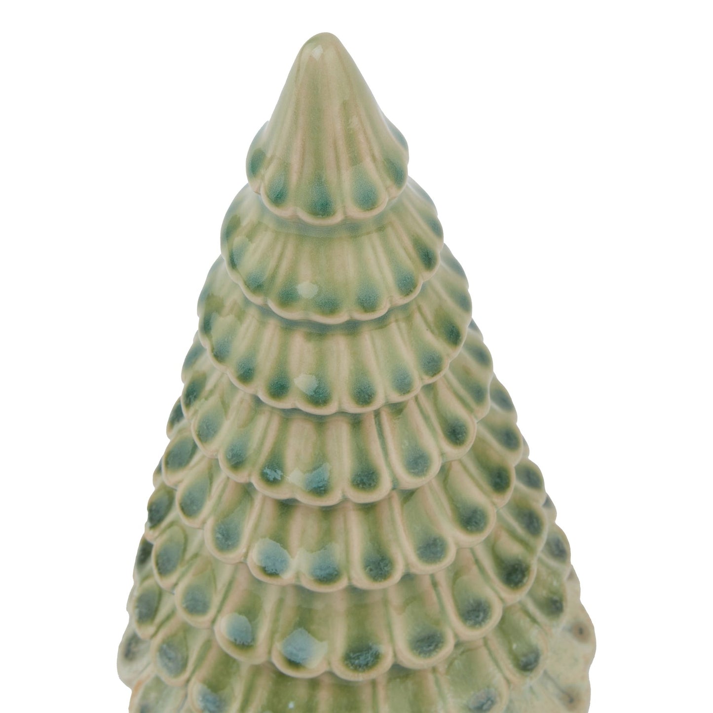 Light Green Ceramic Fir Tree - Christmas Room Decorations from the Quanta Home collection.