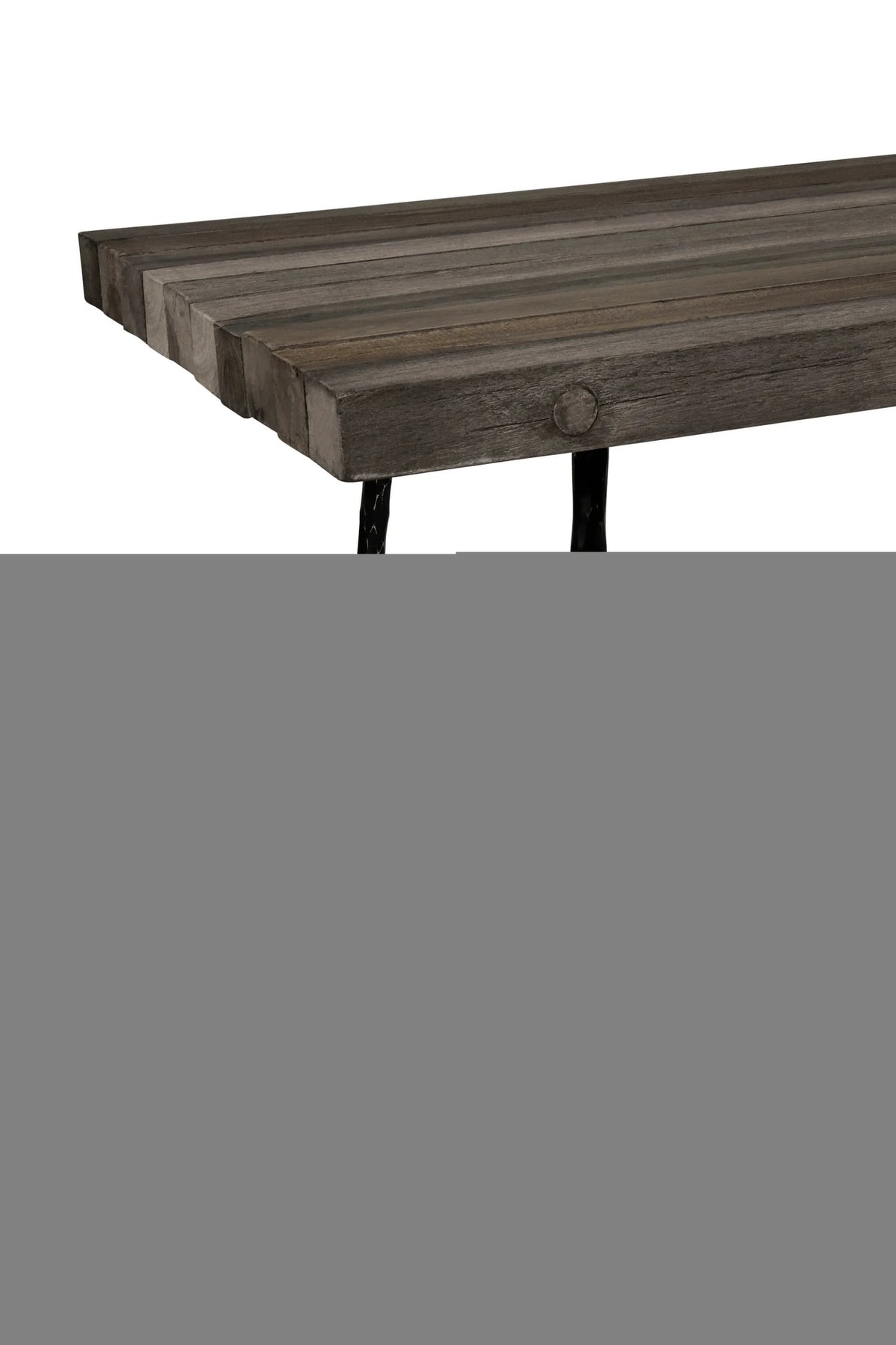 Forge Recycled Oak Wood Rectangular Dining Table