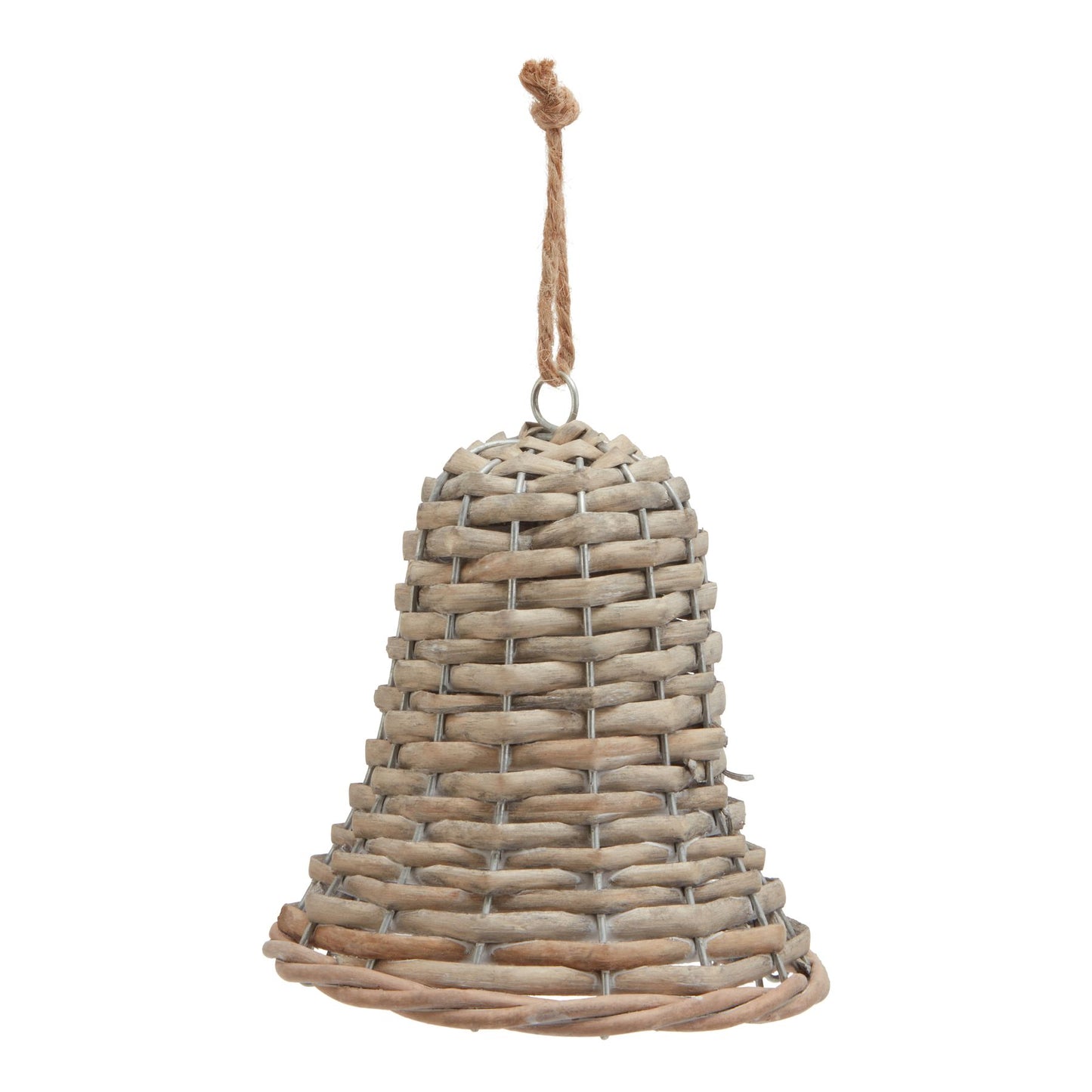 The Noel Collection Medium Wicker Bell Decoration - Christmas Decorations from the Quanta Home collection.