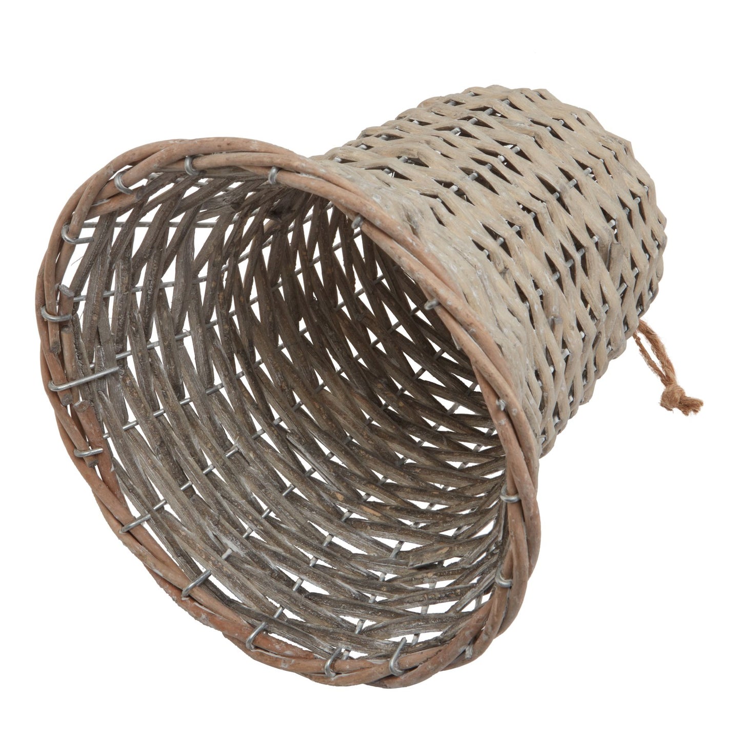 The Noel Collection Extra Large Wicker Bell Decoration - Christmas Decorations from the Quanta Home collection.