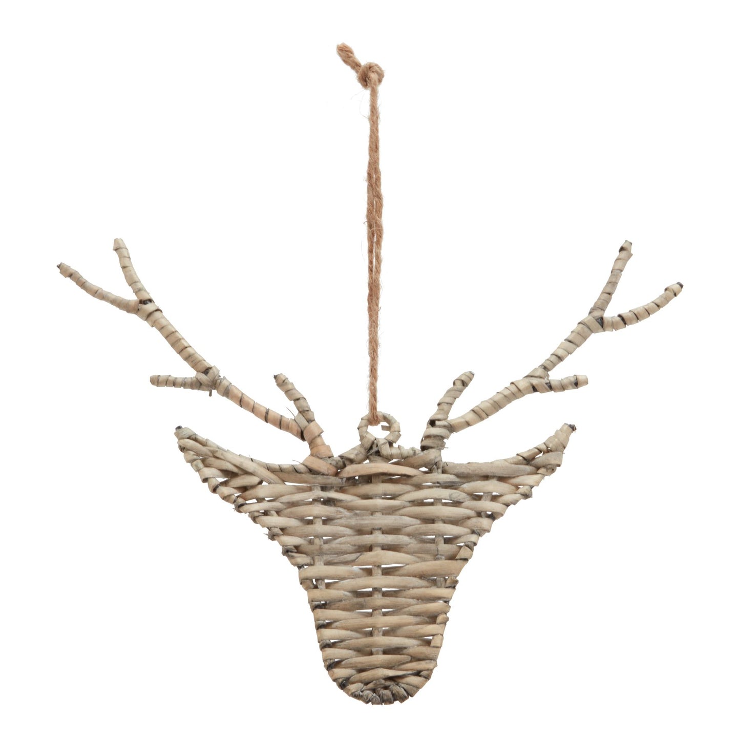 The Noel Collection Wicker Hanging Reindeer - Christmas Decorations from the Quanta Home collection.