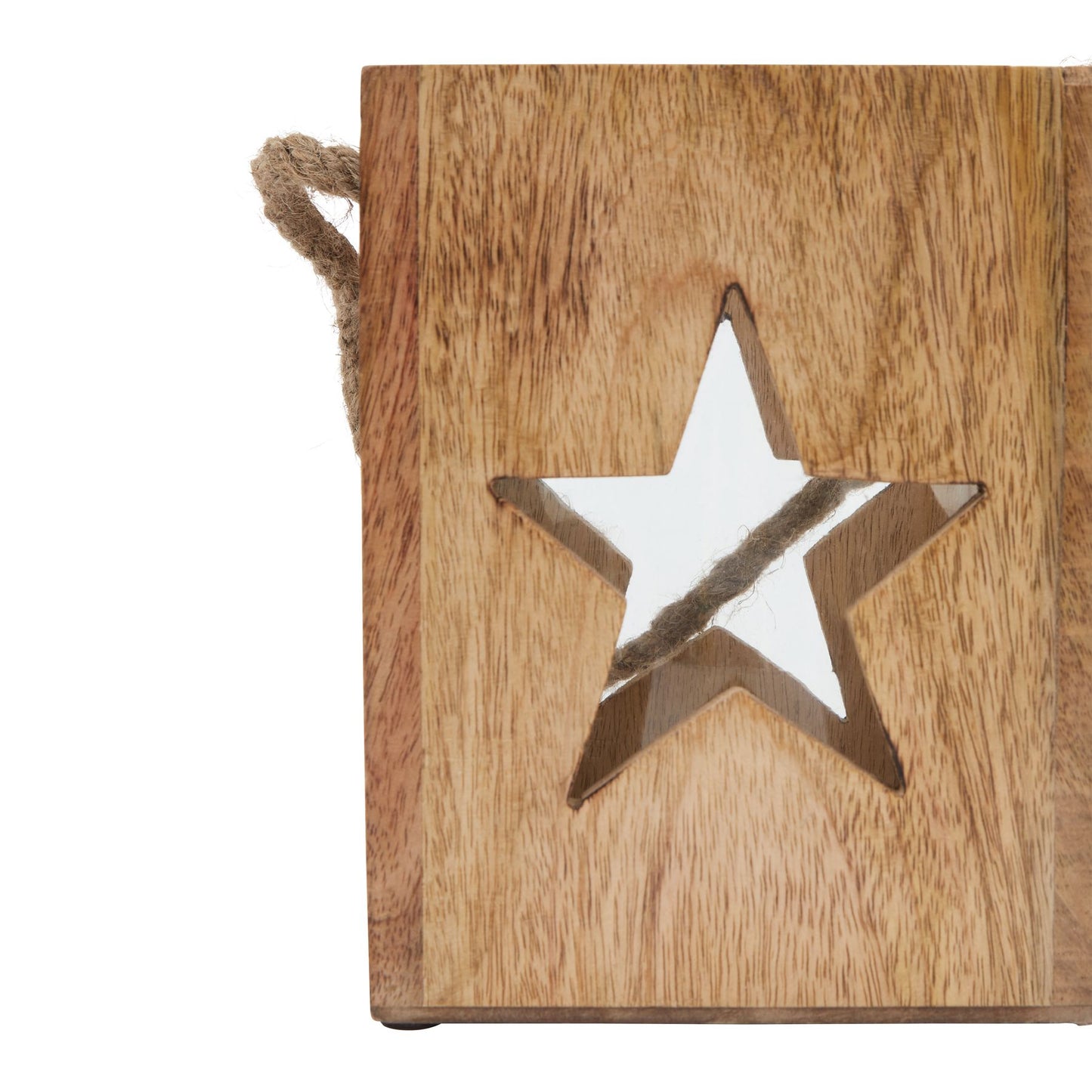 Natural Wooden Large Star Tealight Candle Holder - Christmas Candles & Candle Accessories from the Quanta Home collection.
