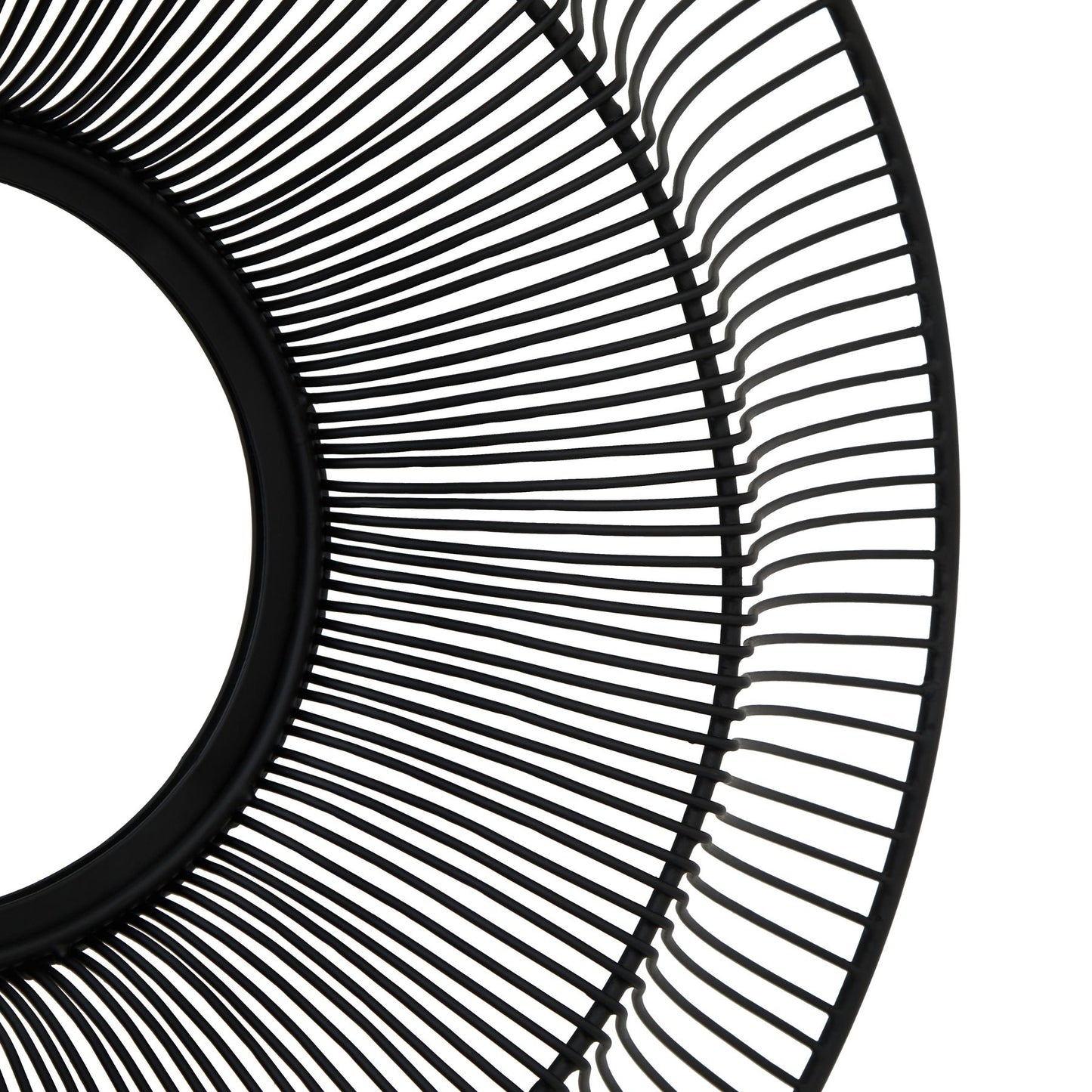 Chico Black Wire Mirror - Wall Mirrors from the Quanta Home collection.