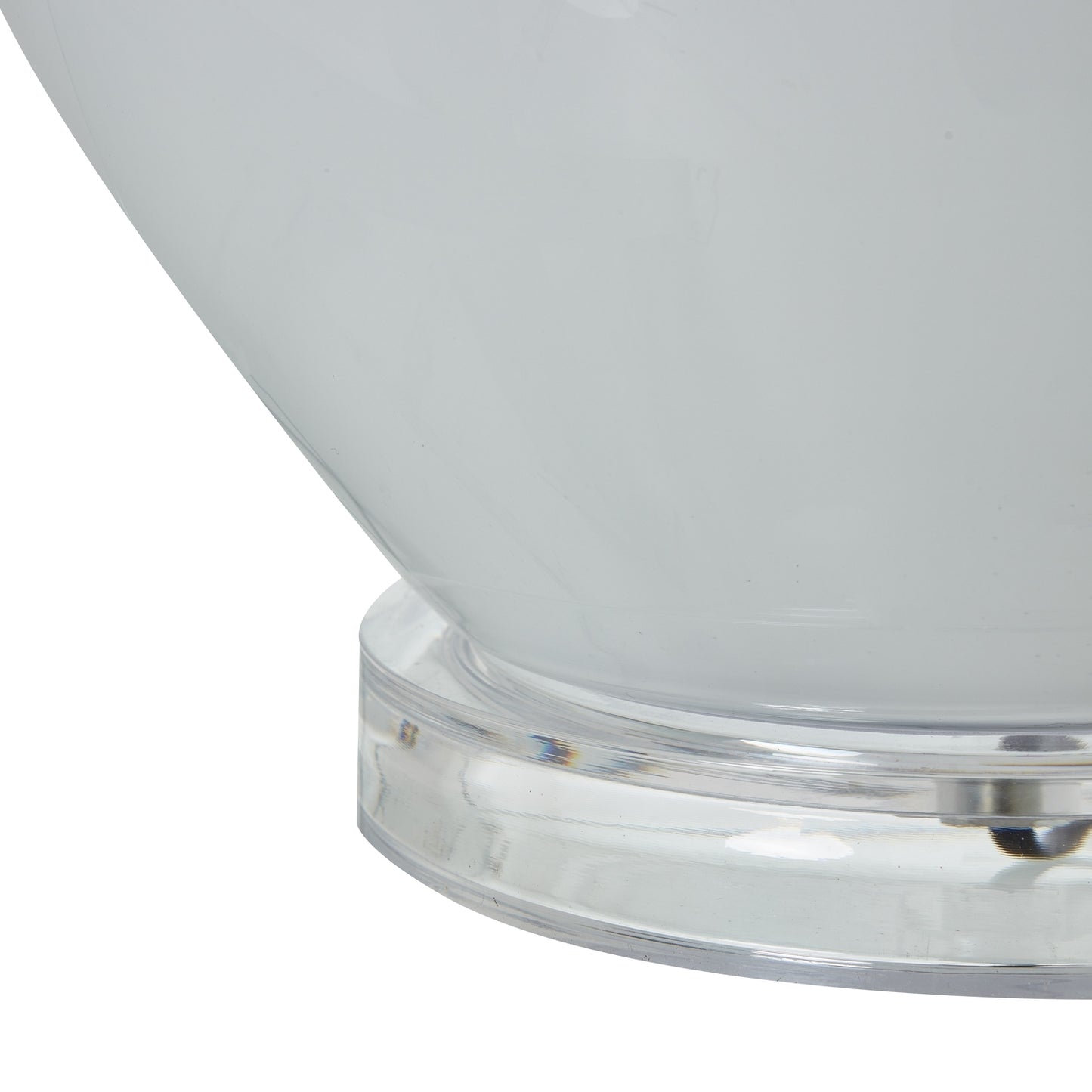 Grey Shadows Table Lamp With Linen Shade - Lighting from the Quanta Home collection.