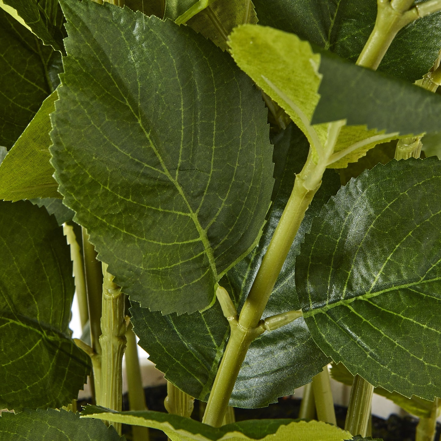 Large White Hydrangea Plant In Pot - All Artificial Flowers from the Quanta Home collection.