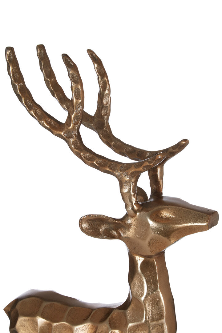 Erdem Gold Finish Standing Stag