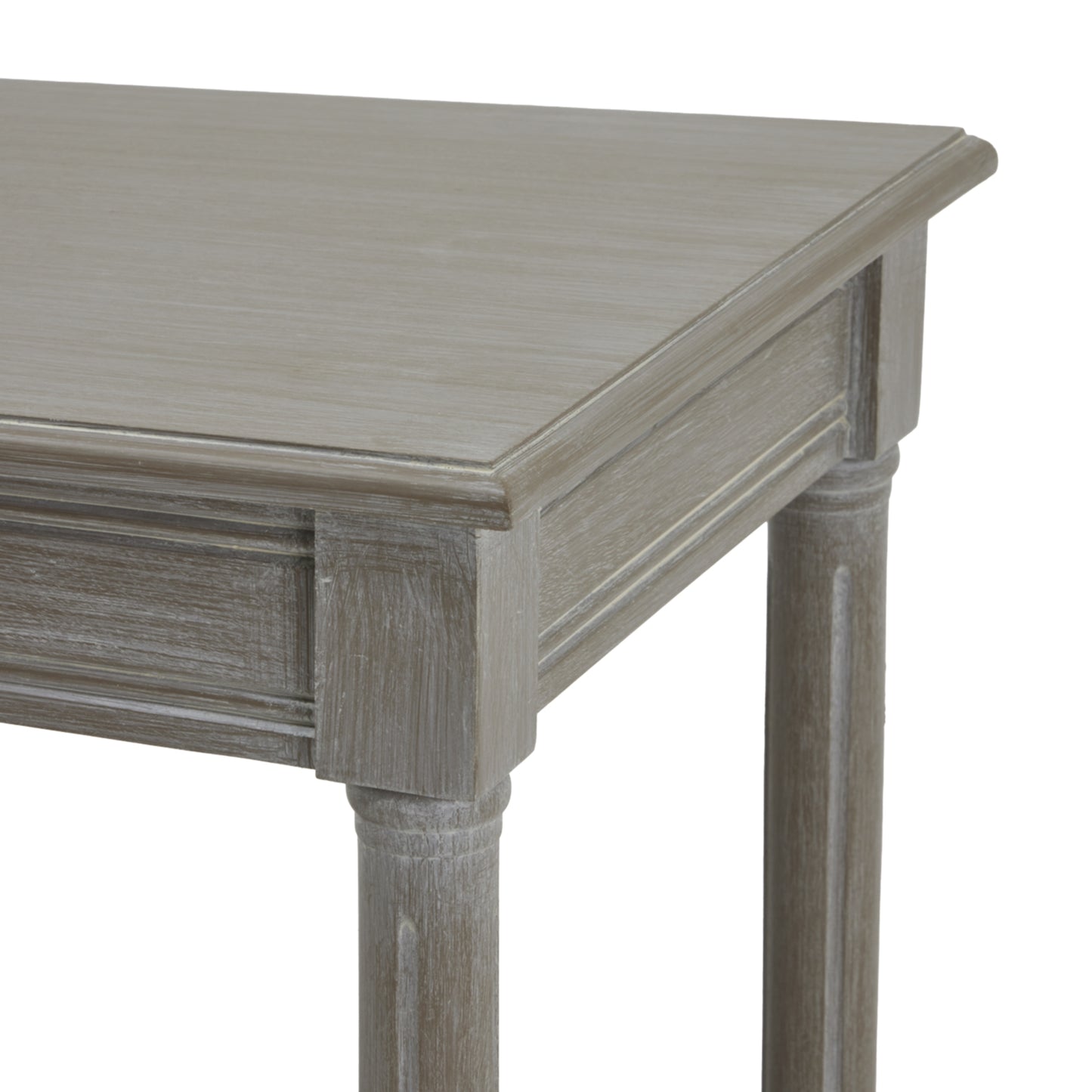 Light wood side table with a smooth top, featuring a subtle grain, and elegantly tapered legs for a modern, serene look.