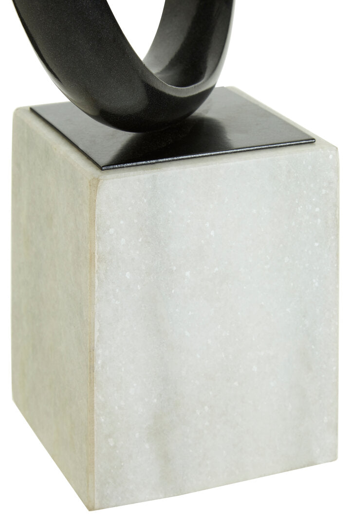 Efes Black Nickel Finish Knot Sculpture