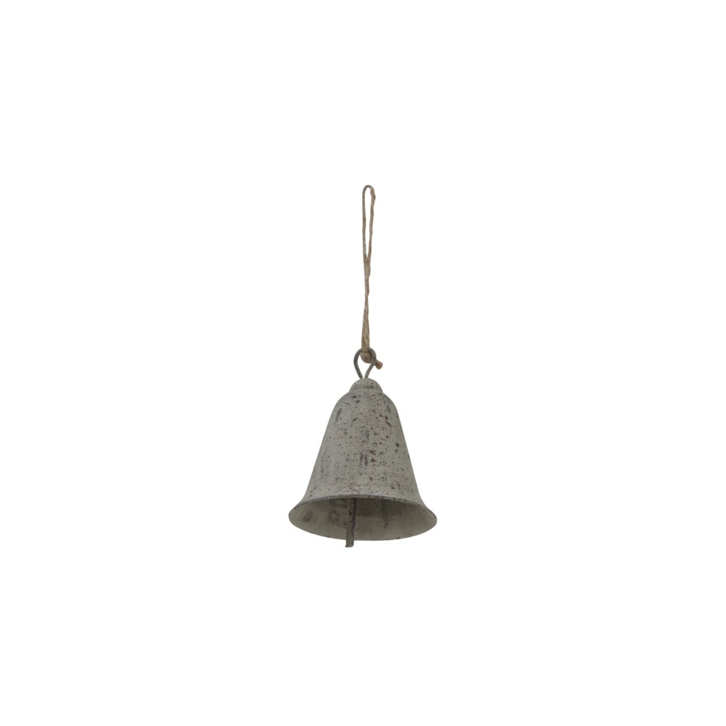 Rustic Metal Hanging Bell - Christmas Baubles from the Quanta Home collection.