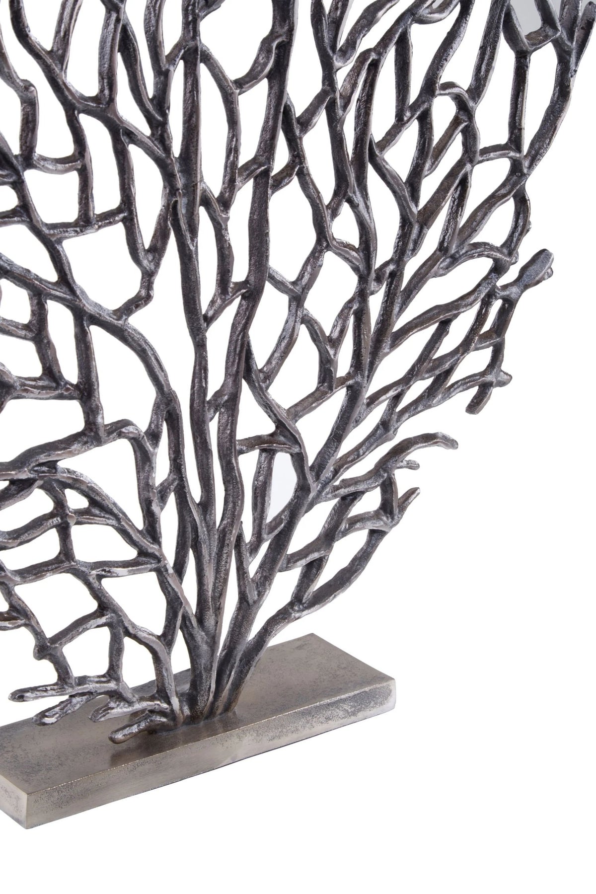 Link Large Black Nickel Finish Coral Sculpture