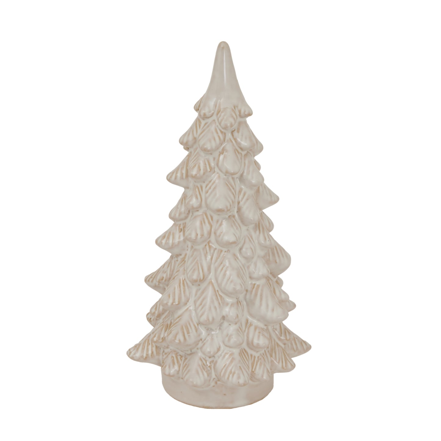 Medium Alora Ceramic Snowy Tree - Christmas Room Decorations from the Quanta Home collection.