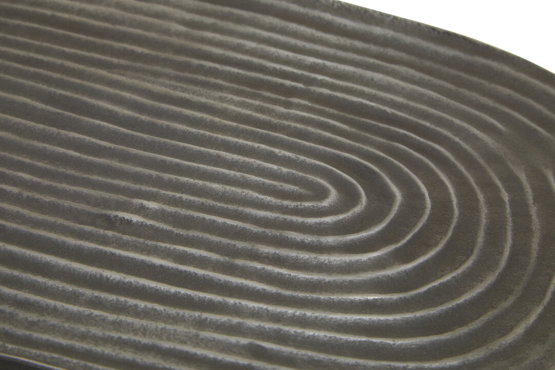 Axis Small Grey Oval Dish