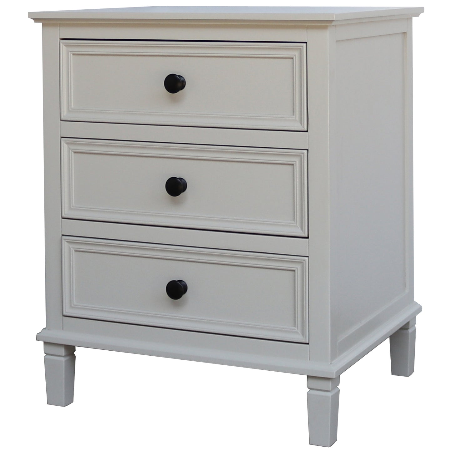 Belmont Collection 3 Drawer Bedside Table - Bedside Tables from the Quanta Home collection.