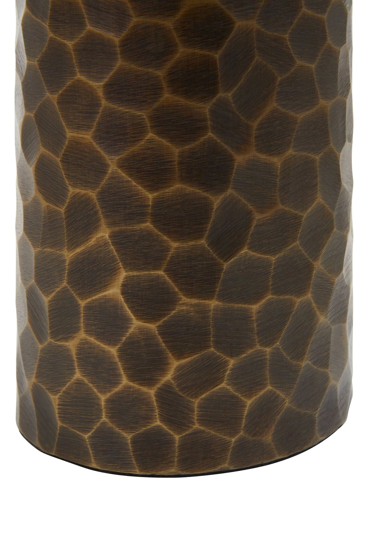 Aureon Large Antique Gold Metal Vase