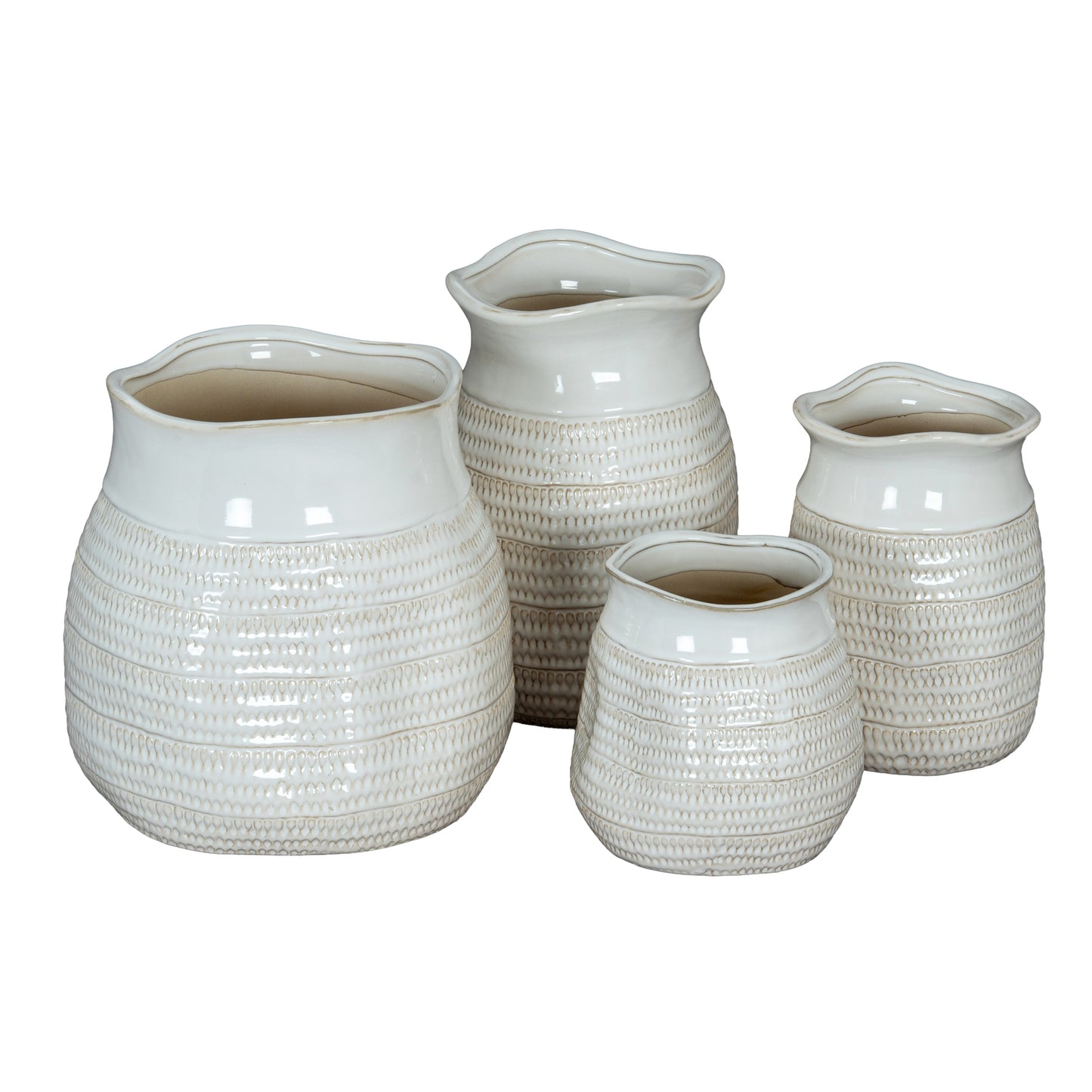Tava Wide Hewn Vase - Vases from the Quanta Home collection.