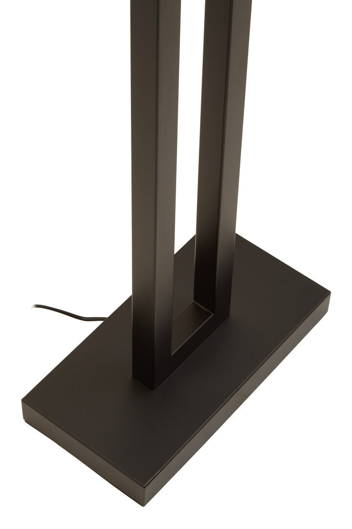 Luma Black and White Floor Lamp