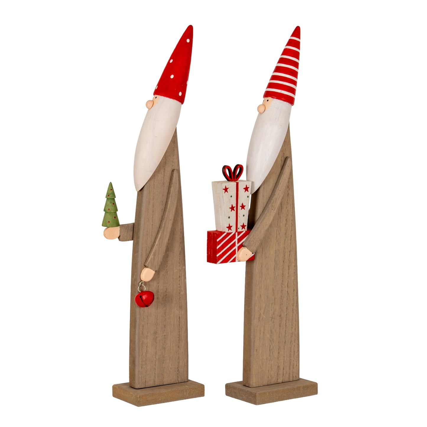 Wooden Festive Elf with Presents - 0.4700