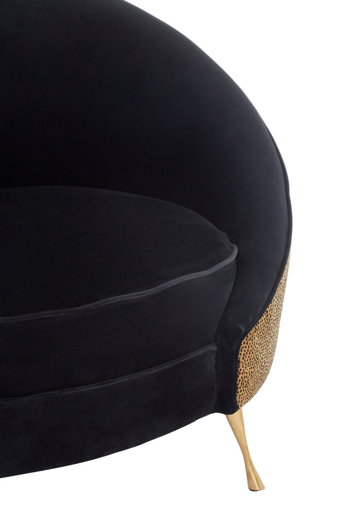 Tribeca Leopard Print Armchair