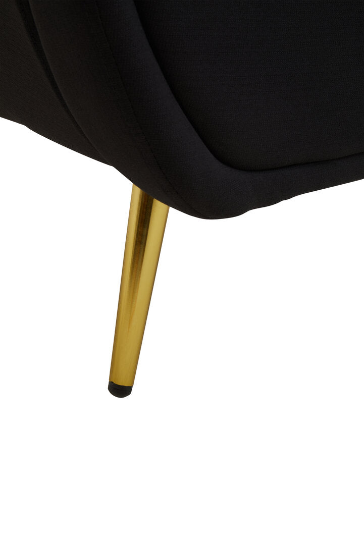 Checker Black Armchair