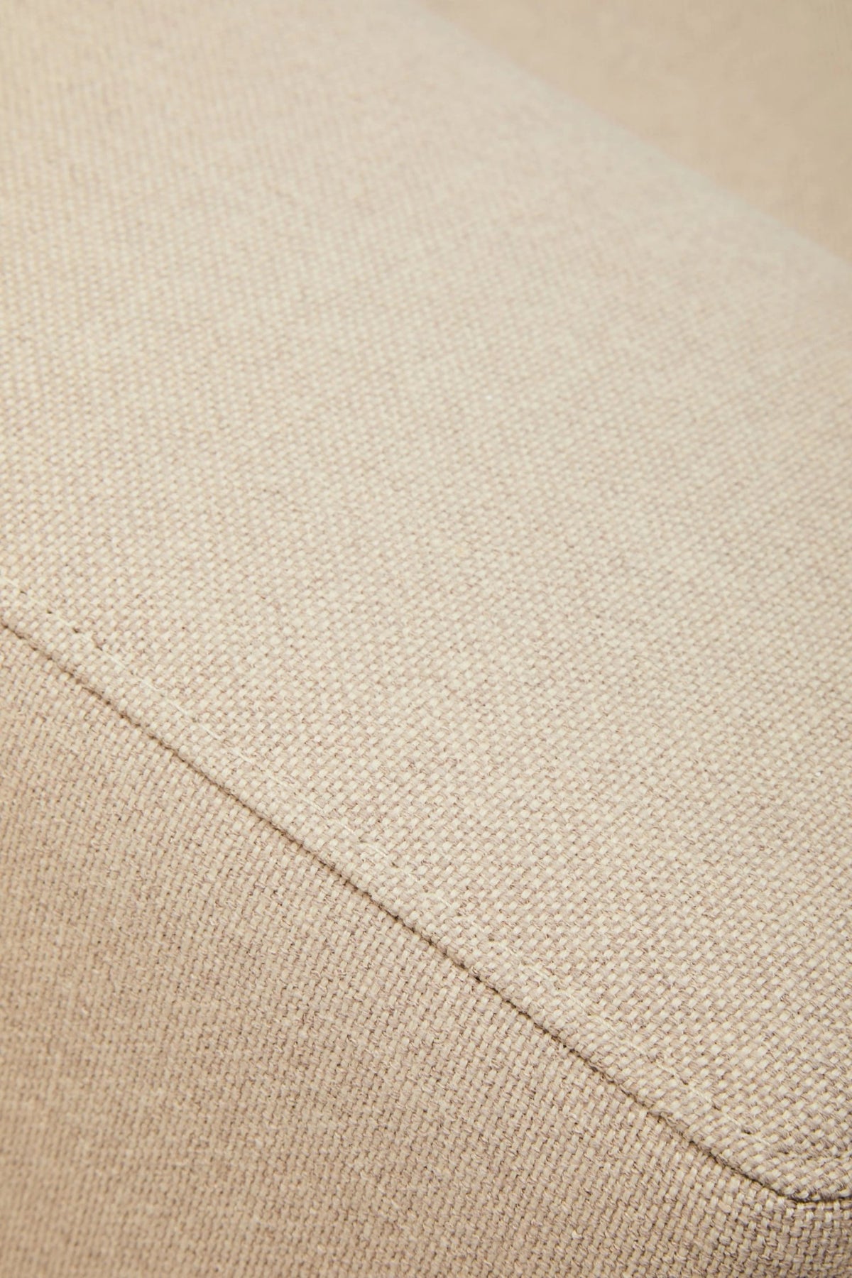 Cassis Natural Fabric 3 Seat Right Chaise Sofa