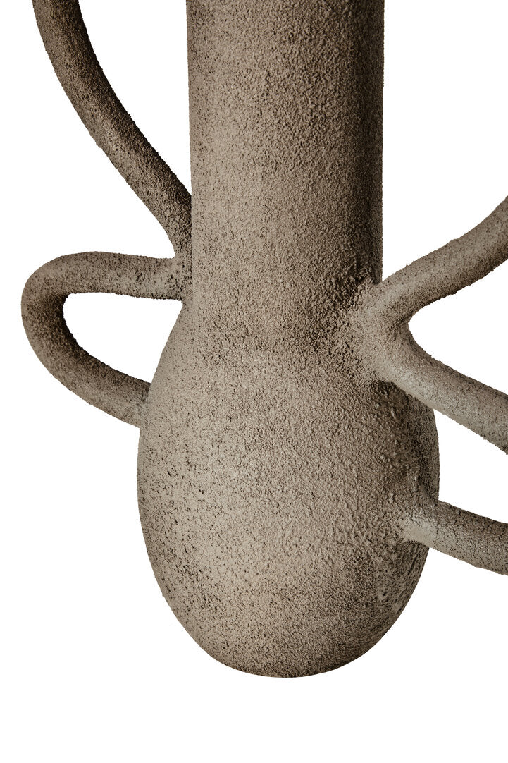 Silhouette Small Textured Grey Vase
