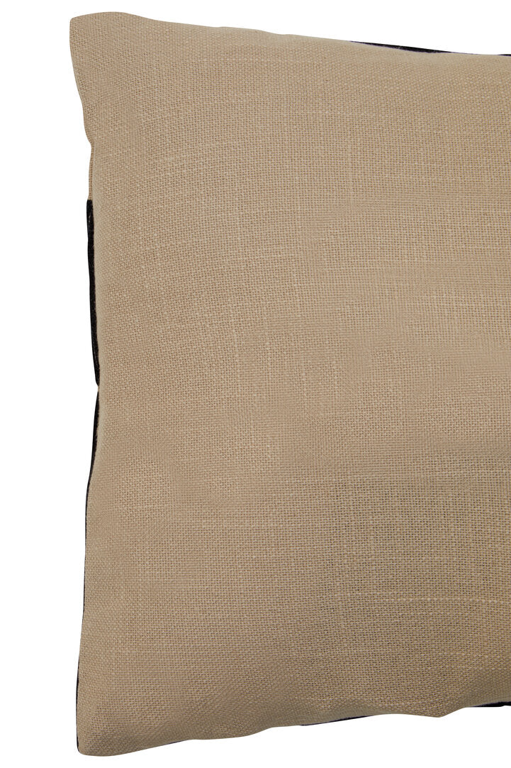 Zola Natural And Black Cushion