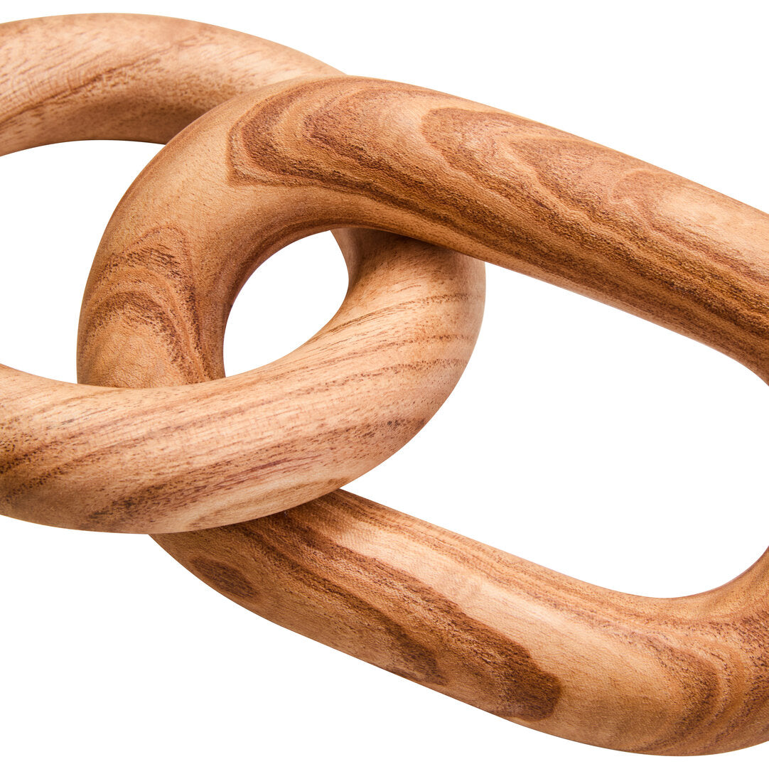 Empire Natural Wood 2 Link Chain Decor