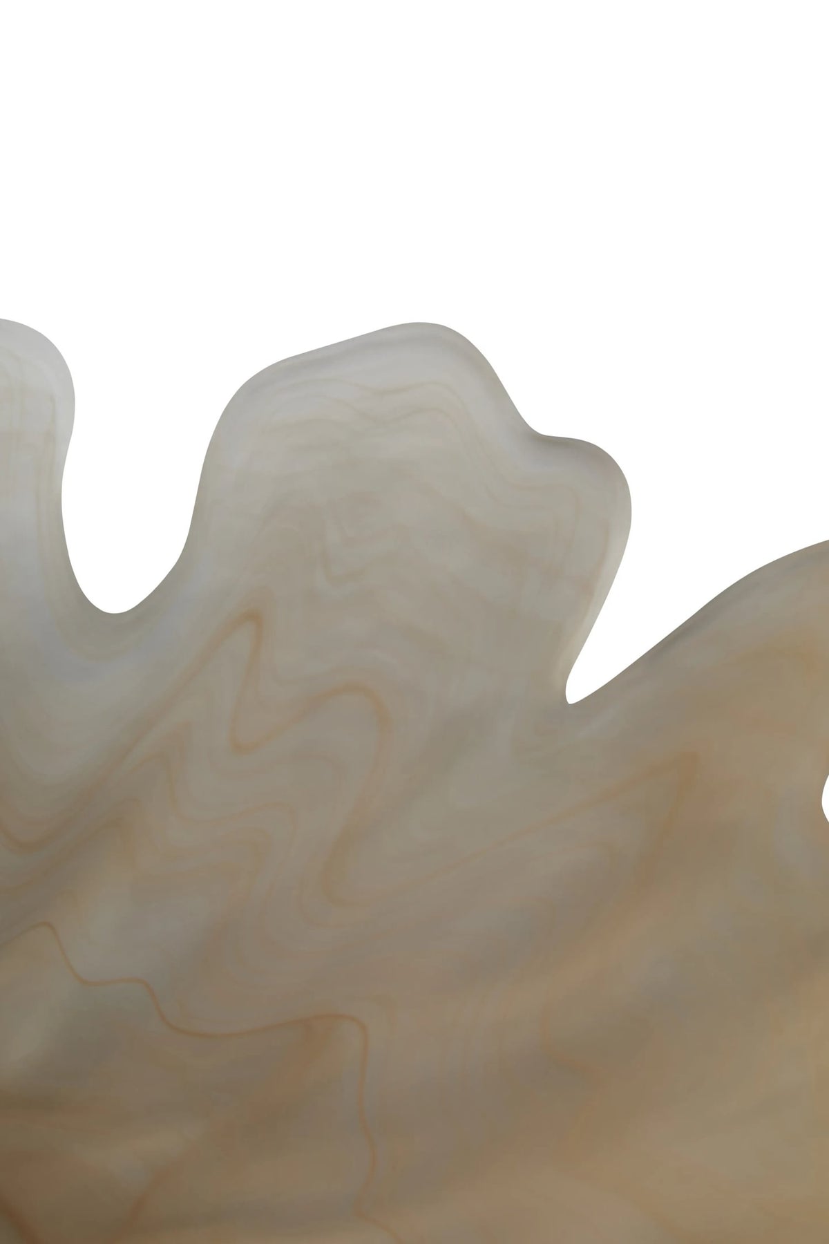 Lunelle Natural Fluted Glass Plate