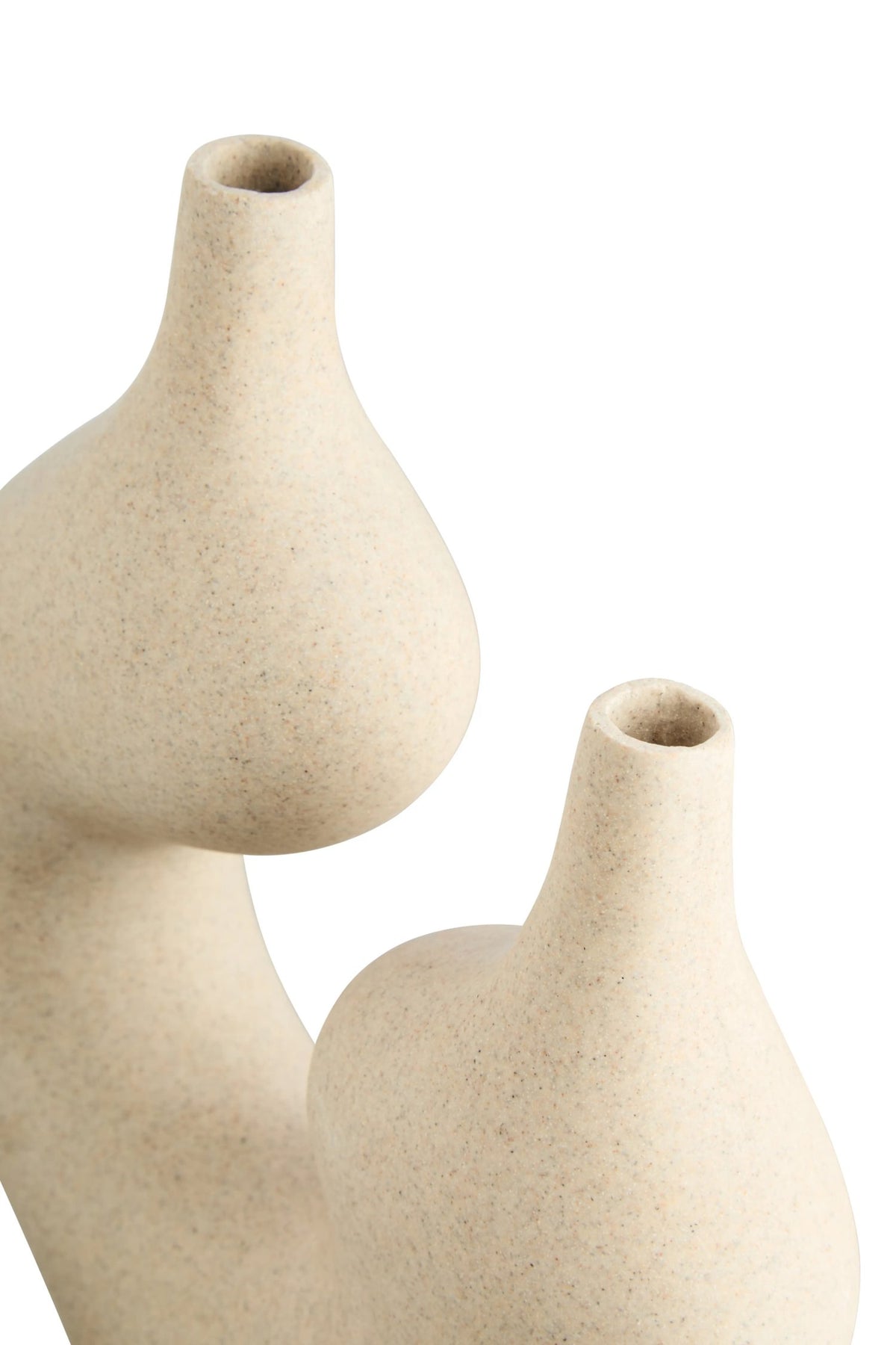 Form Sandstone Effect Sculptural Vase