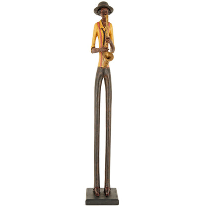 Standing Jazz Band Saxophonist - People Figurines from the Quanta Home collection.