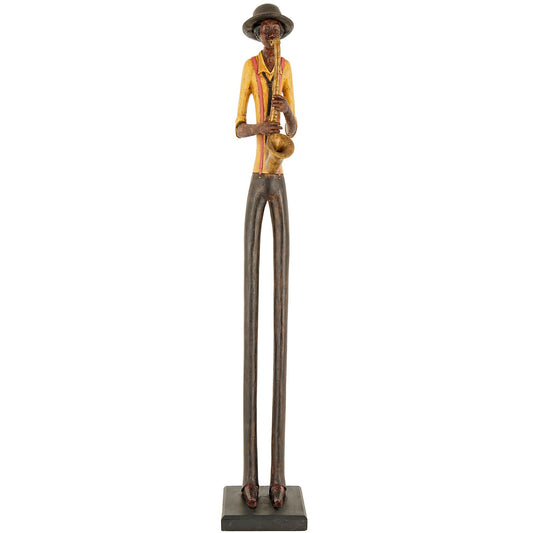 Standing Jazz Band Saxophonist - People Figurines from the Quanta Home collection.