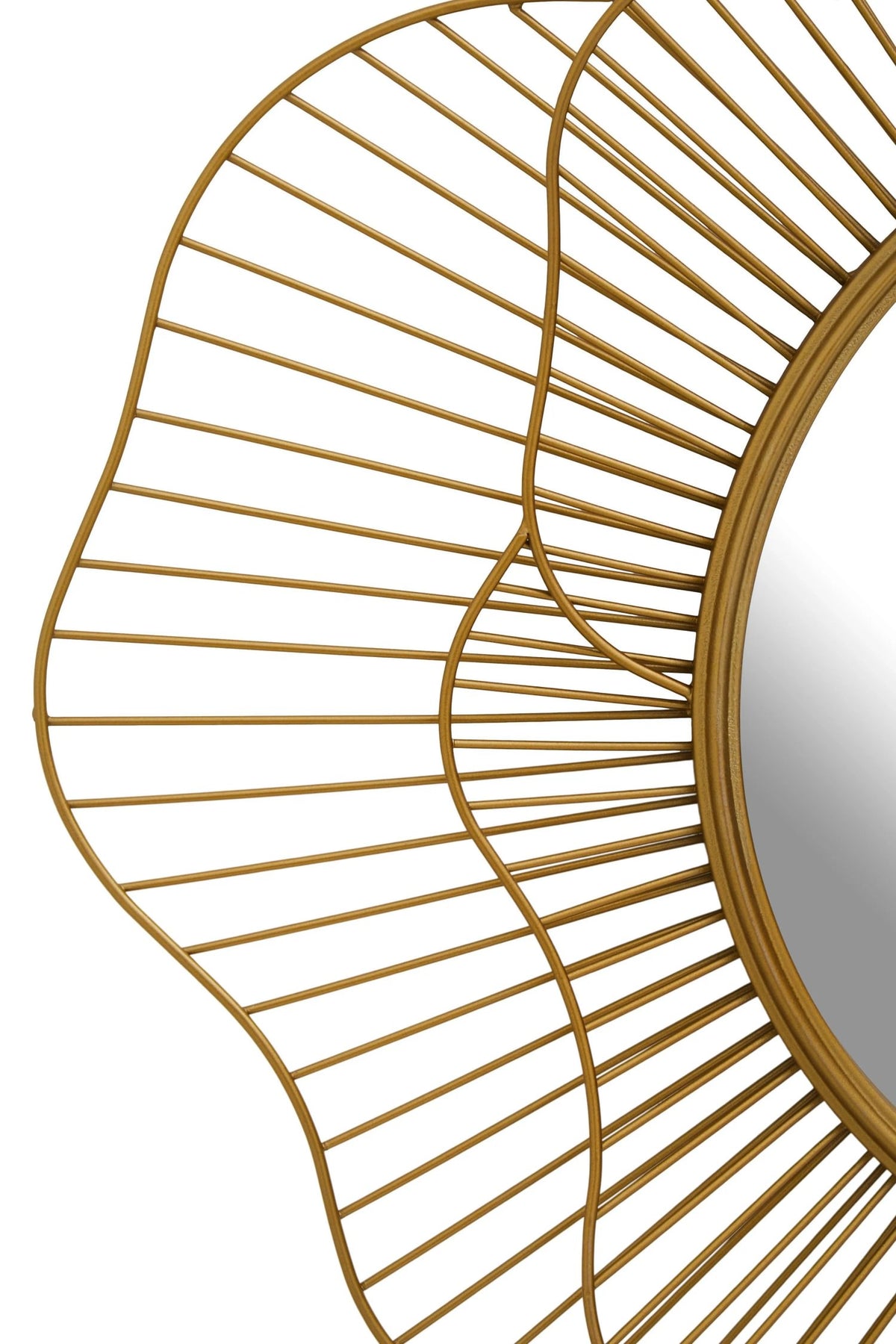 Florent Gold Flower Wall Mirror