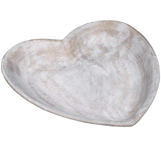 Stone Heart Dish - Ornaments from the Quanta Home collection.