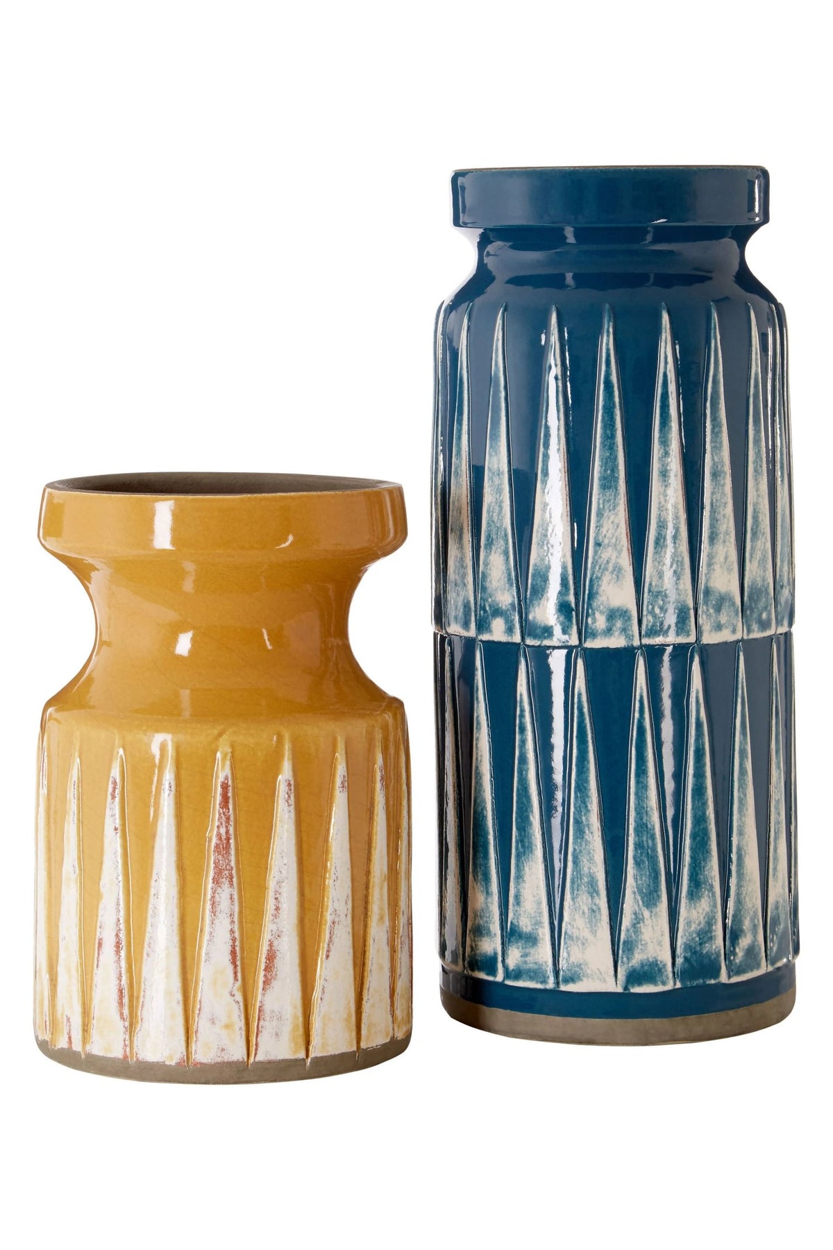 Tierra Teal Large Earthenware Vase