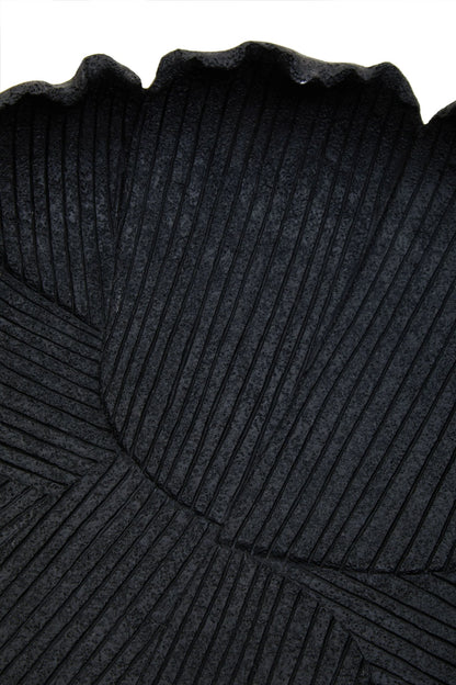 Form Black Textured Decorative Bowl