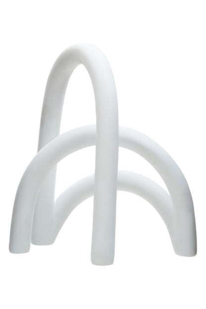Form White Arched Sculpture