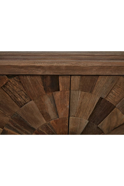 Oro Small Recycled Elm Wood 2 Door Cabinet