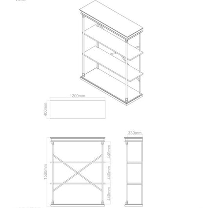 Soho 3 Tier Shelf Unit